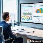 감정평가사와 IT 기술 활용 - **Prompt:** A professional real estate appraiser, a person in their late 30s to early 50s, wearing b...