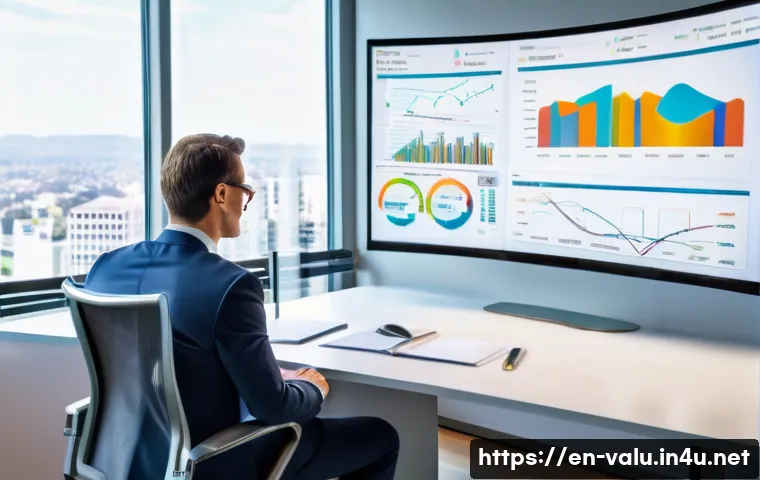 감정평가사와 IT 기술 활용 - **Prompt:** A professional real estate appraiser, a person in their late 30s to early 50s, wearing b...