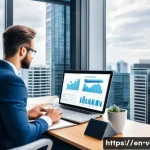 감정평가사의 산업별 수요 분석 - A modern urban commercial real estate appraisal scene showing a diverse team of professional apprais...